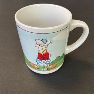 Vintage Abbey Press Coffee Golf Mug Cup 1992